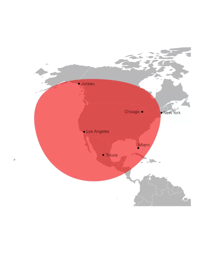 Advanced Air Dornier 328 Jet - Jet Center LA - Range Map